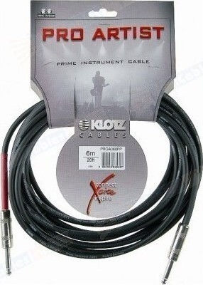 Klotz Prime Instrument Cable 6.3mm male - 6.3mm male 4.5 Cable 6.3mm male - 6.3mm male 6m (064.KLO.015.6)