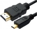 De Tech HDMI 2.0 Cable HDMI male - micro HDMI male 1.5m Black