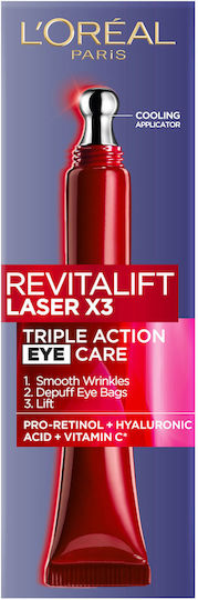 L'Oreal Paris Revitalift Laser Renew Eye Cream for Moisturizing and Anti-Aging 15ml