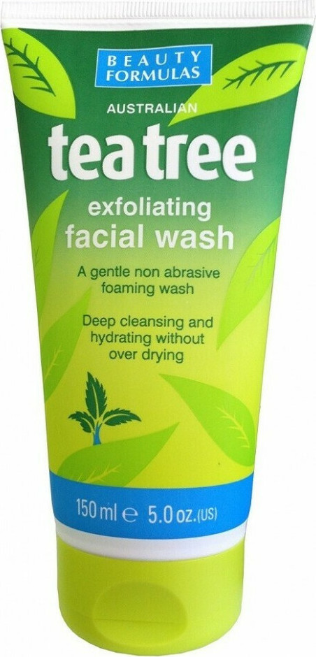 Beauty Formulas Tea Tree Exfoliating Facial Wash 150ml Skroutz gr