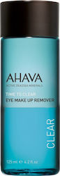 Ahava Time To Clear Eye Makeup Remover Υγρό Αδιάβροχου Ντεμακιγιάζ 125ml