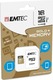 Emtec Gold+ microSDHC 16GB Klasse 10 U1 UHS-I mit Adapter