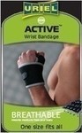 Uriel Active Adjustable Wrist Brace with Thumb Support Black AC-25