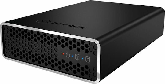 Icy Box Θήκη για 2 Σκληρούς Δίσκους 2.5" SATA III με σύνδεση USB 3.0