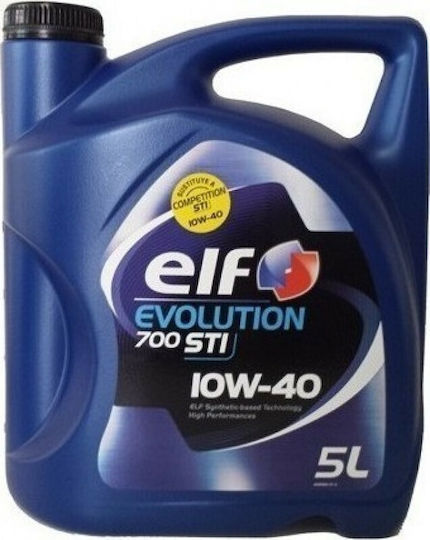 Elf Evolution 700 STI Ημισυνθετικό Λάδι Αυτοκινήτου 10W-40 5lt