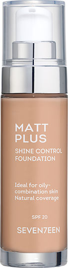 Seventeen Matt Plus Liquid Foundation SPF20 06 Caramel 30ml