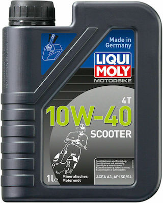 Liqui Moly Scooter 4T Motorcycle Oil for Four-Stroke Engines 10W-40 1lt