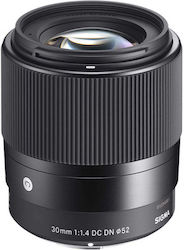 Sigma Crop Camera Lens 30mm f/1.4 DC DN Contemporary Steady for Micro Four Thirds (MFT) Mount Black