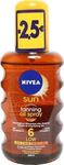 Nivea Tanning Waterproof Crema protectie solara Ulei pentru Corp SPF6 în Spray 200ml