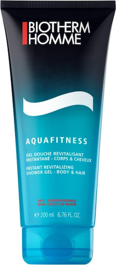 Biotherm Homme Aquafitness Αφρόλουτρο σε Gel για Άνδρες με BHA για Λιπαρότητα 200ml