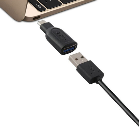 Ksix Converter USB-C male to USB-A female 1pcs BXADAPC01