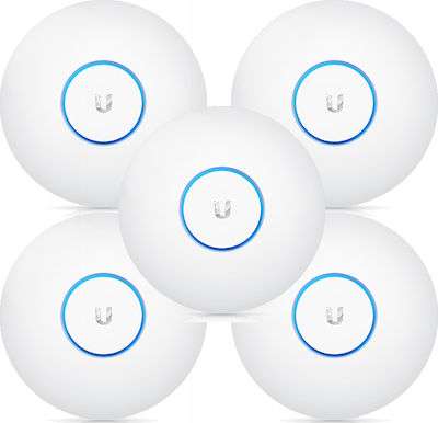 Ubiquiti UAP-AC-PRO Zugriffspunkt Wi‑Fi 5 Dualband (2,4 & 5 GHz) in Fünffach-Bausatz