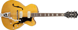 Guild X-175B Manhattan Vibrato Chitară Electrică cu Forma ES și Configurație de Pickup-uri SS Blondă