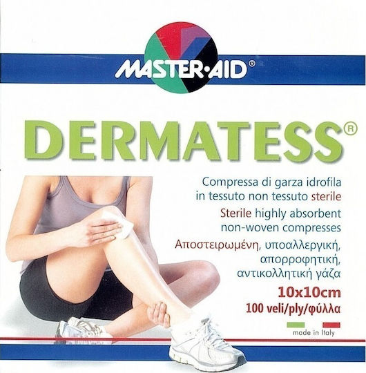 Master Aid Non-Sterile Gauze Pads 10x10cm Dermatess 4pcs