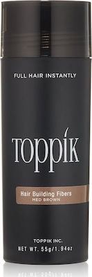 Toppik Hair Building Fibers with Keratin Hair Building Fibers Giant Medium Brown 55gr