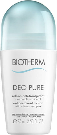 Biotherm Deo Pure Αποσμητικό σε Roll-On 75ml