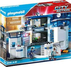 Playmobil City Action Αρχηγείο Αστυνομίας και Φυλακή Ασφαλείας για 4-10 ετών