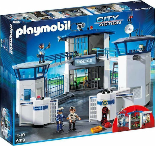 Playmobil City Action Police Headquarters with Prison for 4-10 years old