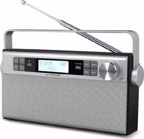 Soundmaster DAB 650 Portable Radio Rechargeable DAB+ Silver