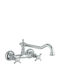 Bugnatese Princeton Kitchen Faucet Wall Chrome