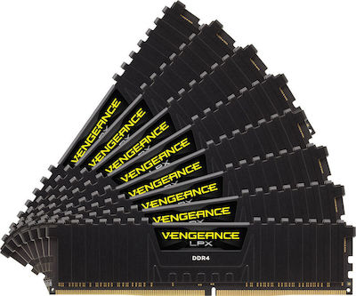 Corsair Vengeance LPX 128GB DDR4 RAM με 8 Modules (8x16GB) και Ταχύτητα 2666 για Desktop