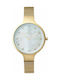 Obaku Uhr mit Gold Metallarmband V173LXGGMG