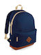 Bagbase BG825 - French Navy Stoff Rucksack Marineblau 18Es