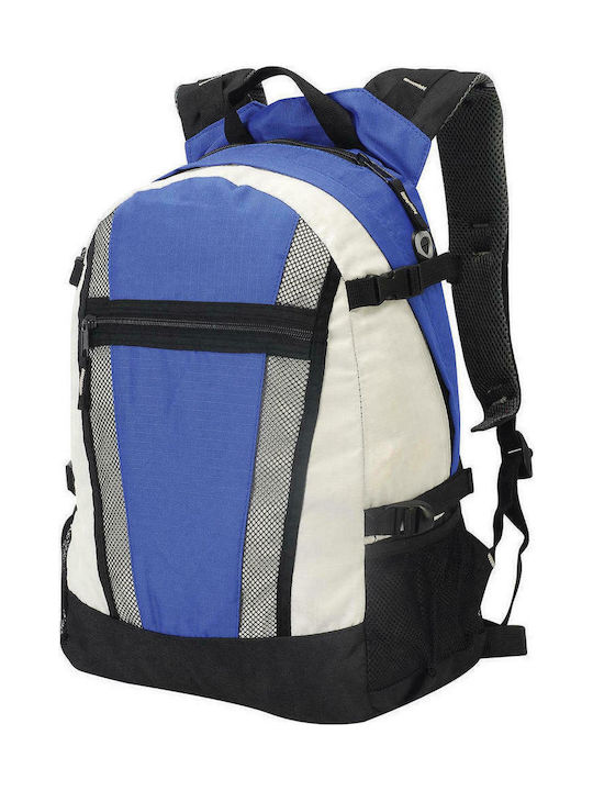 Shugon Indiana 1295 - Royal/Off White Fabric Backpack Blue