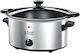 Russell Hobbs Slow Cooker 160W Cu Memorie Internă 3.5lt Argintiu