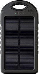 ES500 Слънчева Power Bank 5000mAh с 2 USB-A пор...