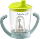 Sophie La Girafe Non-spill Cup Mascotte Educational Sippy Cup Plastic with Handles Green for 6m+m+ 180ml