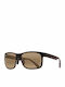 Maui Jim Red Sands Polarized Men's Sunglasses with Brown Plastic Frame and Brown Polarized Mirror Lens H432-11T