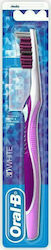 Oral-B 3D White Brilliance 40 Manual Toothbrush Medium Purple 1pcs