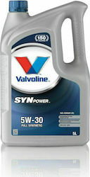 Valvoline Συνθετικό Λάδι Αυτοκινήτου Synpower FE 5W-30 5lt