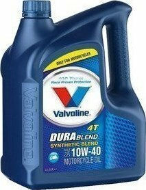 Valvoline DuraBlend 4T Semi-synthetic Motorcycle Oil for Four-Stroke Engines 10W-40 4lt