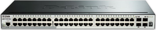 D-Link DGS-1510-52X Managed L3 Switch with 48 Gigabit (1Gbps) Ethernet Ports and 4 SFP Ports