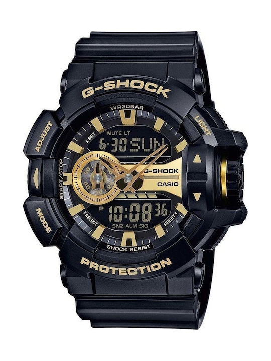 Casio G-Shock Watch Chronograph Battery with Black Rubber Strap