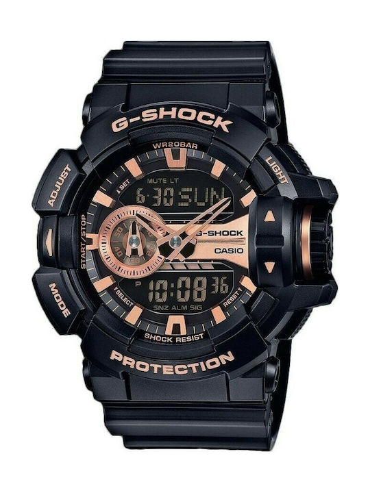 Casio G-Shock Uhr Chronograph Batterie mit Schwarz