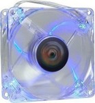 Logisys LT400PL Case Fan 80mm with Purple Lighting and Connection 3-Pin / 4-Pin Molex 1pcs