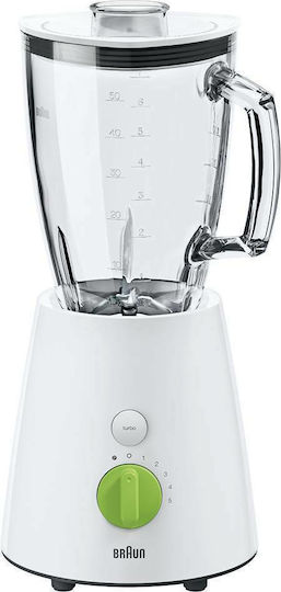 Braun Tribute Blender Cu Cană Din Sticlă 1,75 L Putere 800W Alb