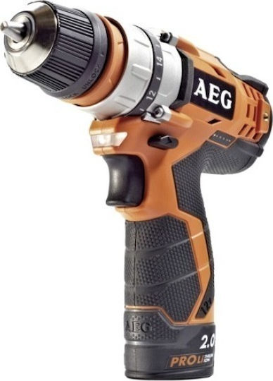 AEG Tools BBS 12C2 LI-202B (2x2.0Ah) Mașină De Găurit Cu Baterie 2x2Ah