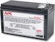 APC Replacement Cartridge 110 UPS Batterie mit Kapazität 7Ah und Spannung 12V 1Stück