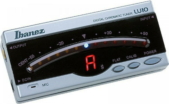 Ibanez Chromatisch Tuner LU10 in Silber Farbe