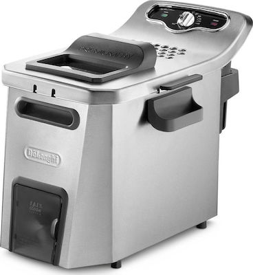 De'Longhi F44532CZ Deep Fryer with Removable Basket 5lt Silver