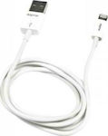 Approx Flach USB-A zu Lightning Kabel Weiß 1m (APPC03)