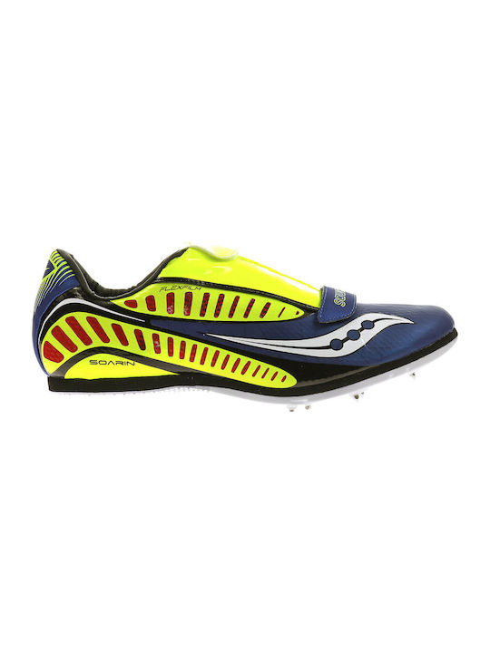 Saucony Soarin J S20190-2 Sport Shoes Spikes Yellow