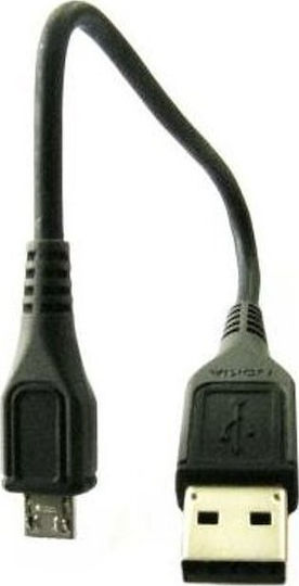 Nokia Usb Cable Regular USB 2.0 to micro USB Cable Μαύρο 0.1m CA-101D 1τμχ