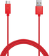 Puro USB 2.0 to micro USB Cable Red 1m (MICROUSBCABLEC5)