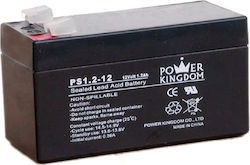 Power Kingdom PS1.2-12 Μπαταρία UPS 12V 1.2Ah Power Kingdom PS1.2-12 Μπαταρία UPS 12V 1.2Ah