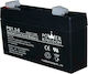 Power Kingdom PS1.3-6 Baterie UPS cu Capacitate 1.3Ah și Tensiune 6V 1buc